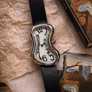 Salvador Dalí Watch Inspired Melted Clock Watch | Surrealist Art Timepiece